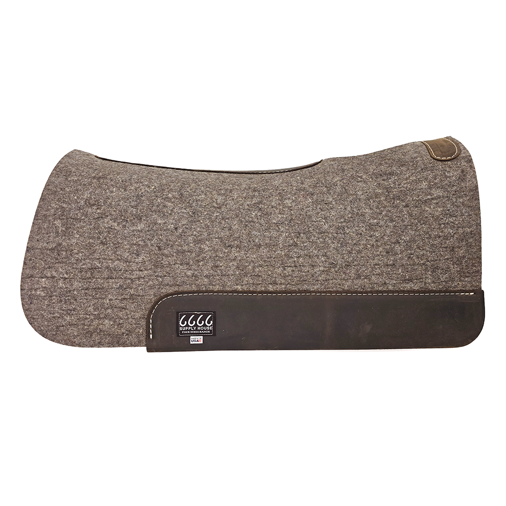 Four Sixes 3/4" Felt Saddle Pad