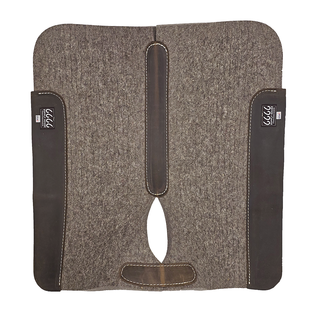 Four Sixes 3/4" Felt Saddle Pad