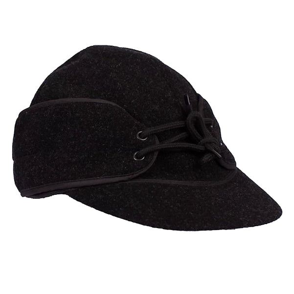 Black Wool Cap