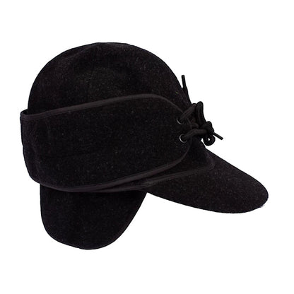 Black Wool Cap