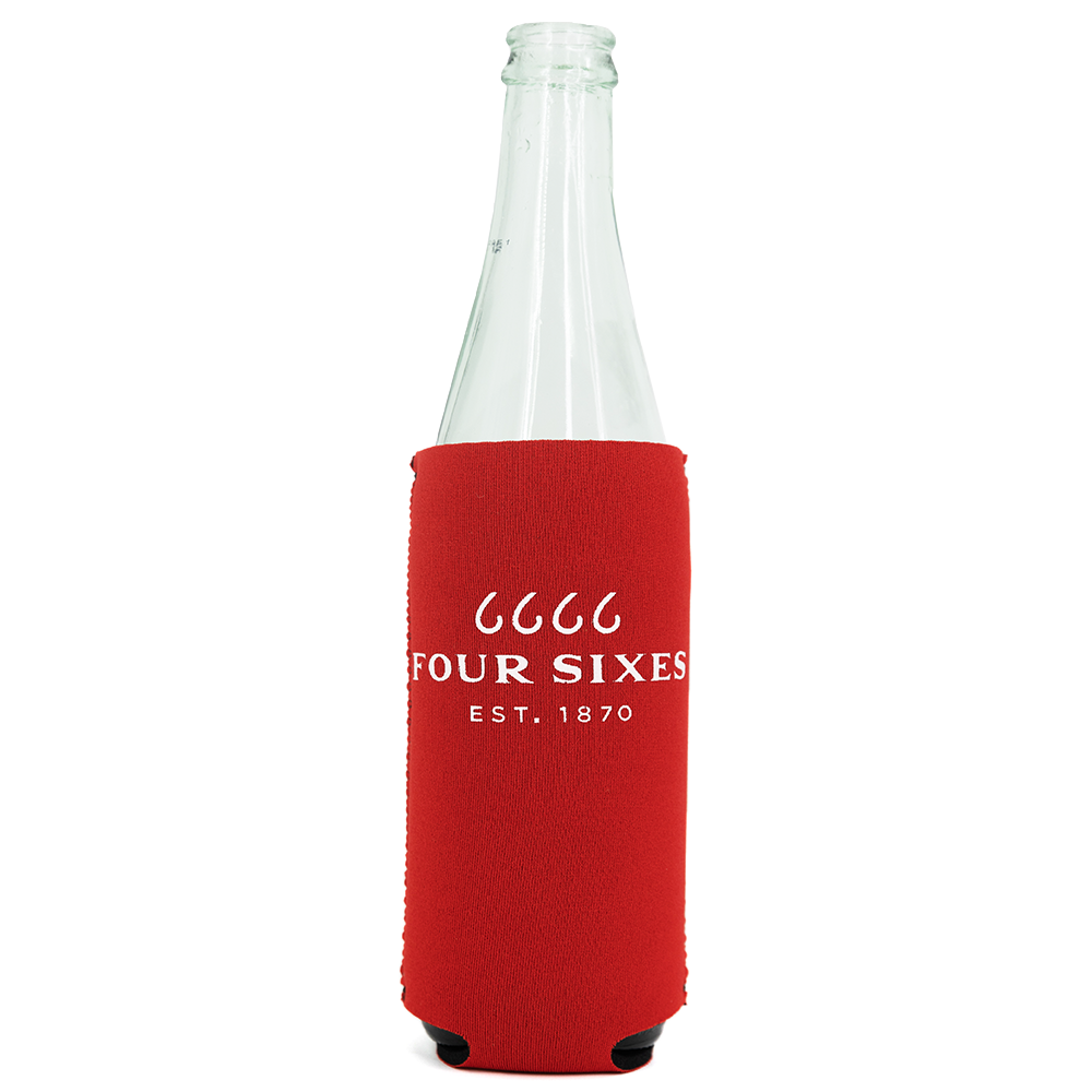 Four Sixes Slim Can Koozie