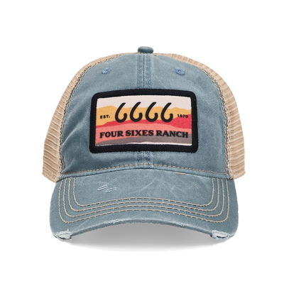 Sunset Patch Unstructured Trucker