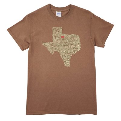 *SALE* Brown Texas Town T-Shirt