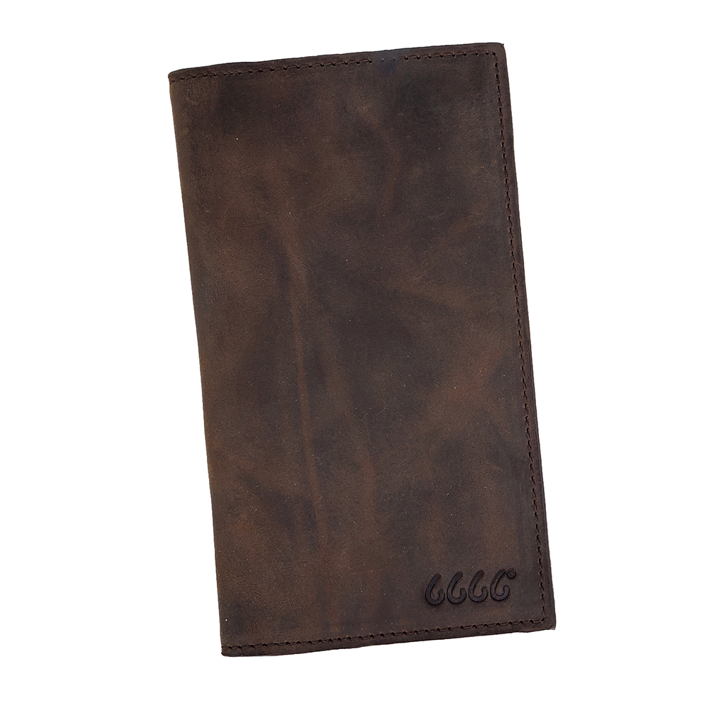 Leather Tall Rodeo Wallet