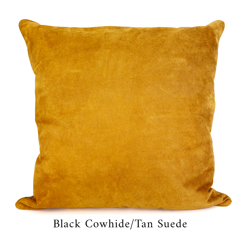 6666 Ranch Cowhide Large Square Pillow