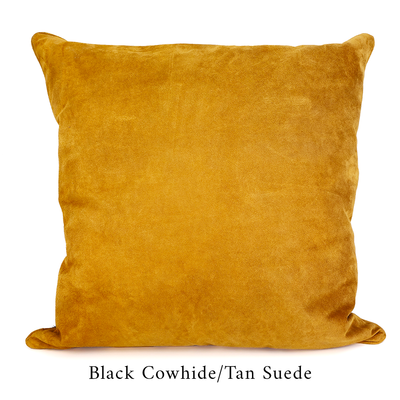 6666 Ranch Cowhide Large Square Pillow