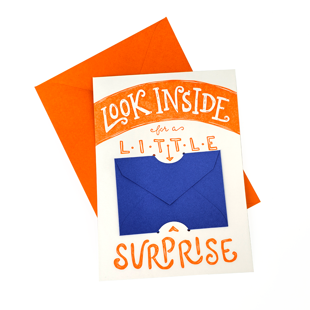 Little Surprise Gift Card Holder