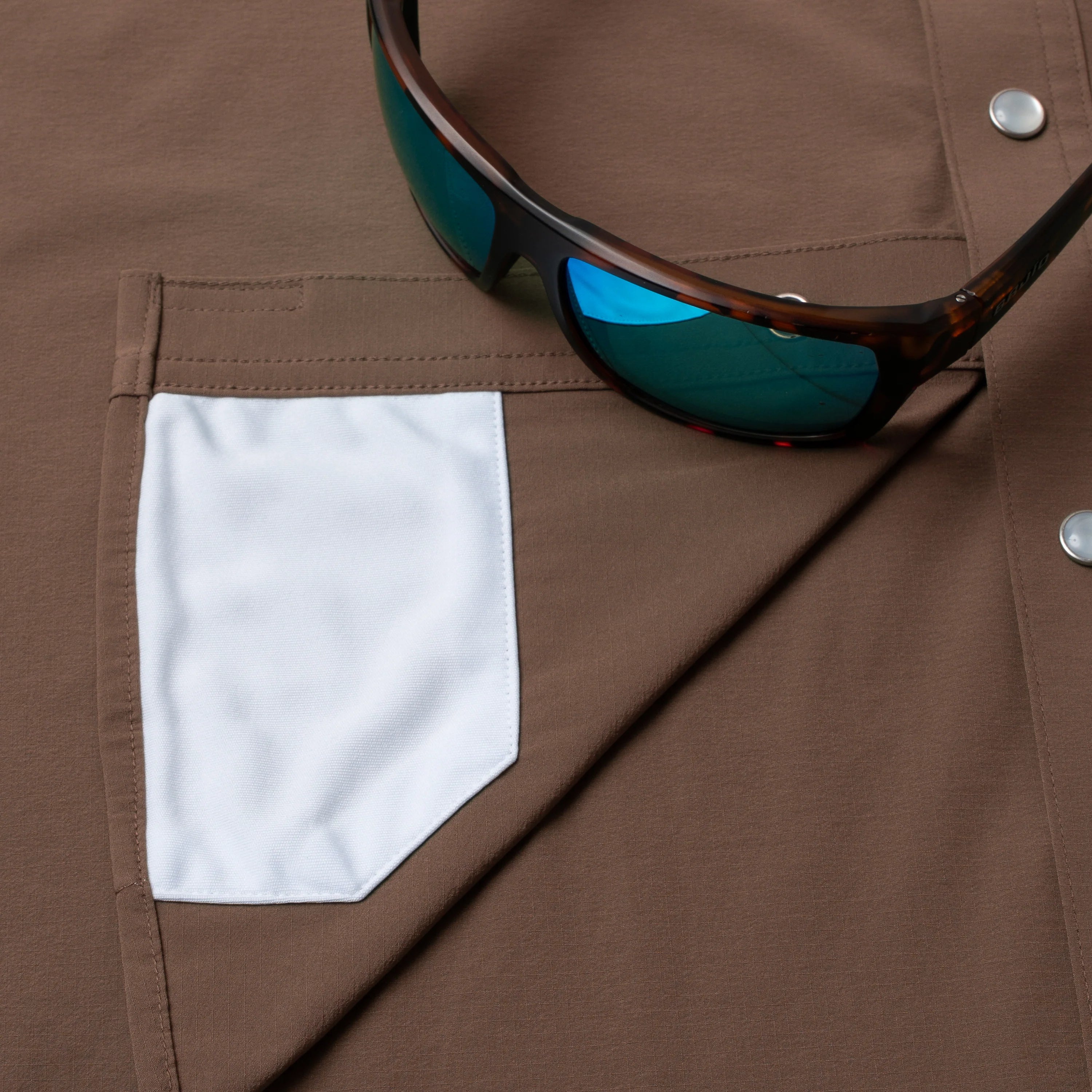 Poncho The Lewis Long-Sleeve Pearl Snap Shirt
