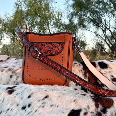 Southwest Collection, Rancho Arroyo Crossbody with Cowboy Style Chap Pocket