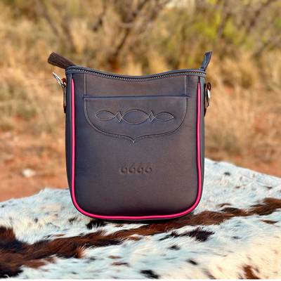 Southwest Collection Crossbody in Coyote Butte Navy & Pink