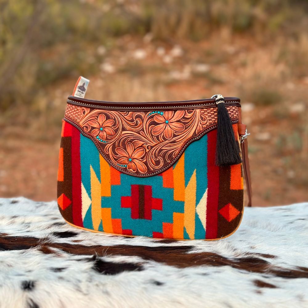 Southwest Collection Clutch in Rio Rancho Turquoise and Copper