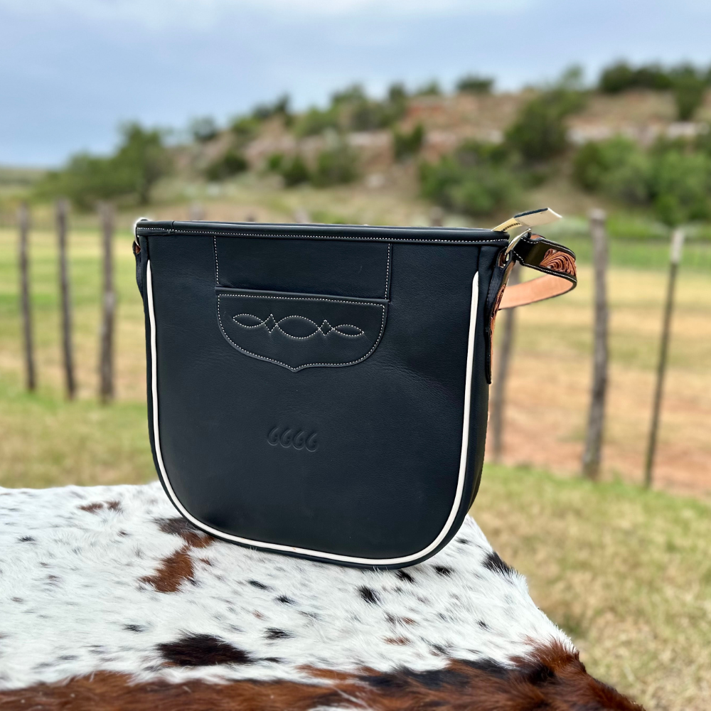 Southwest Collection, Condensed White and Black Tote