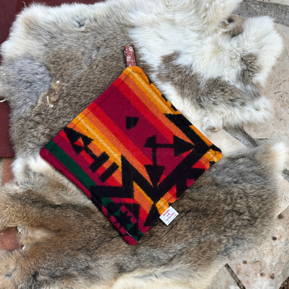 Red & Black Hot Pad #1