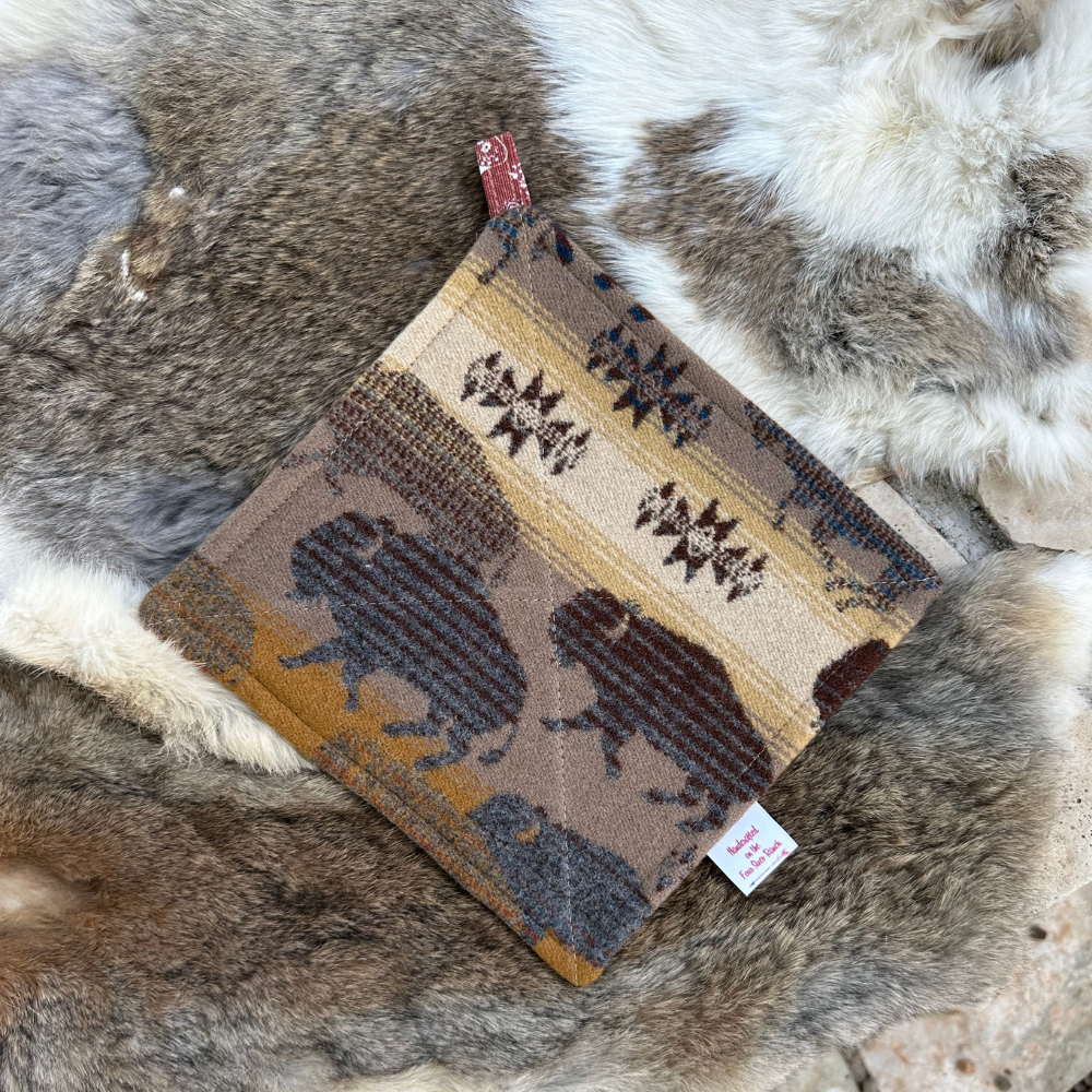 Land of the Buffalo #2 Hot Pad