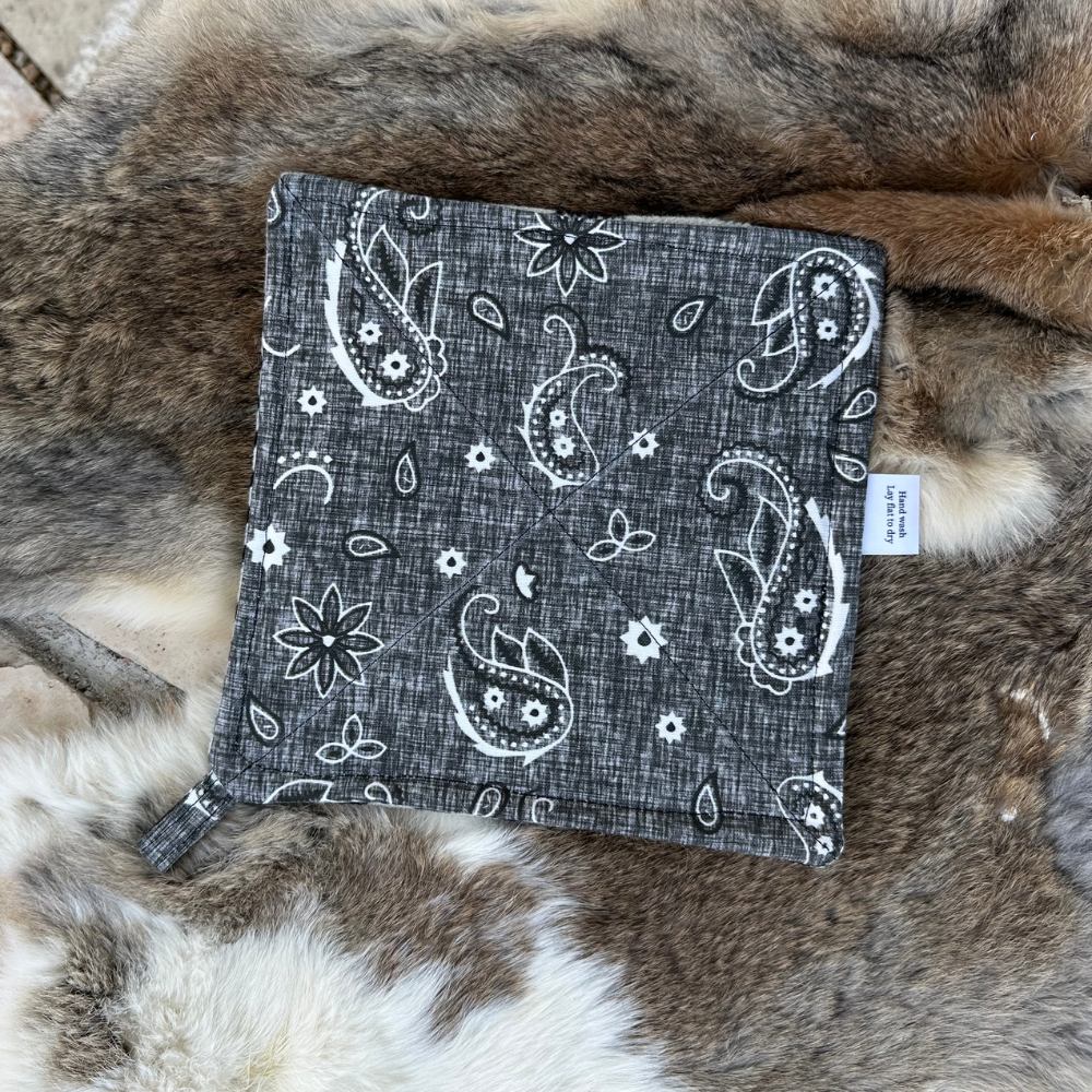 Aztec Black #1 Hot Pad