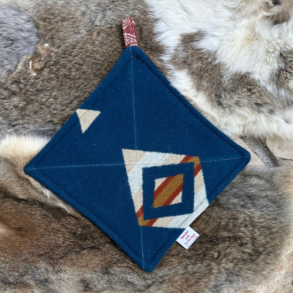 Navy design #1 Hot Pad
