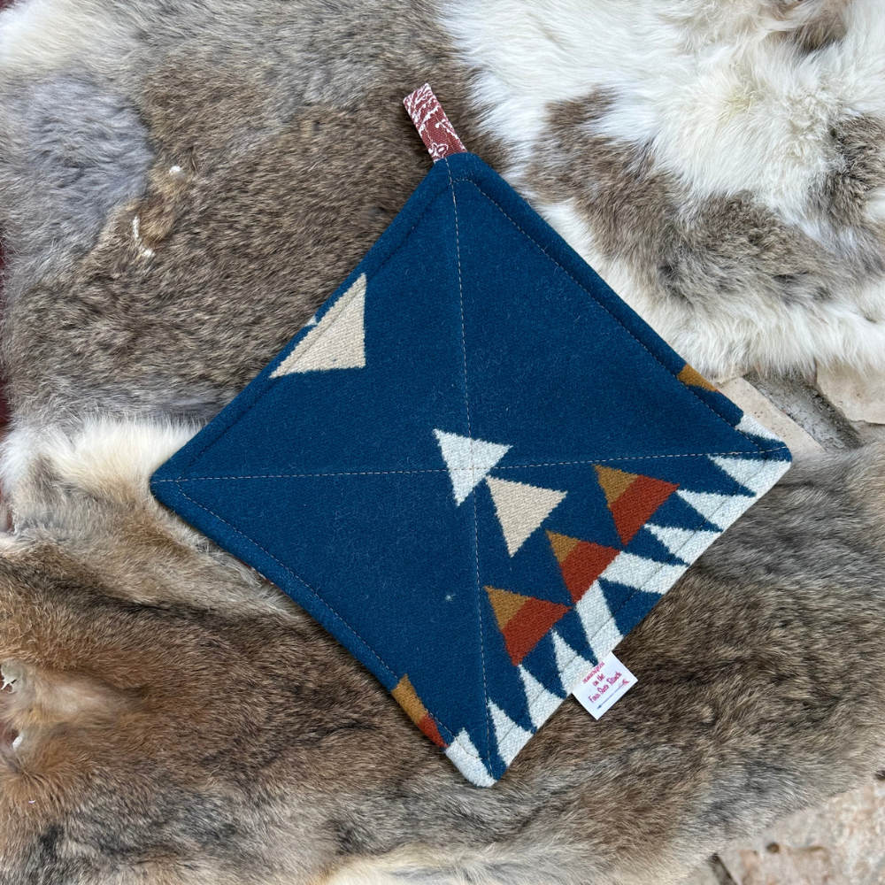Navy Design #2 Hot Pad