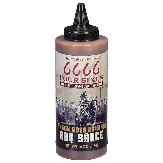 Four Sixes Wagon Boss Original BBQ Sauce
