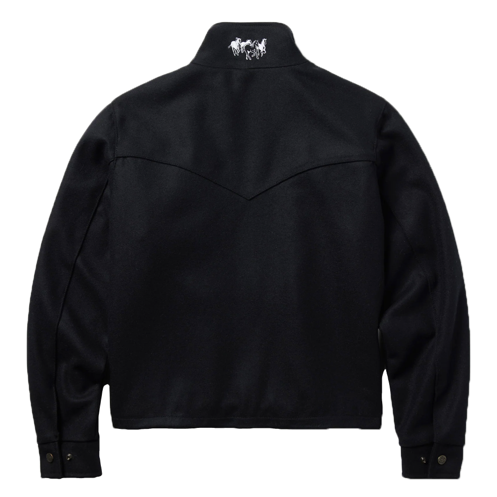 Schaefer Women's Wool Arena Jacket Back- Black