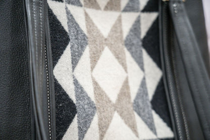 Quanah Style tote in Black and Diamond