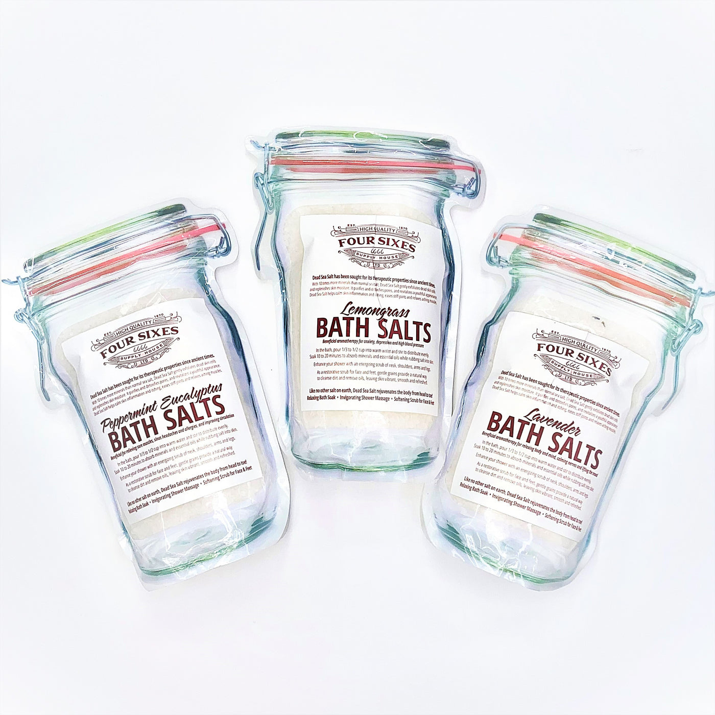 Four Sixes Bath Salts - 4 Options