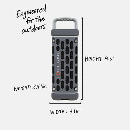 6666 Branded Turtlebox Ranger Bluetooth Speaker-Gray