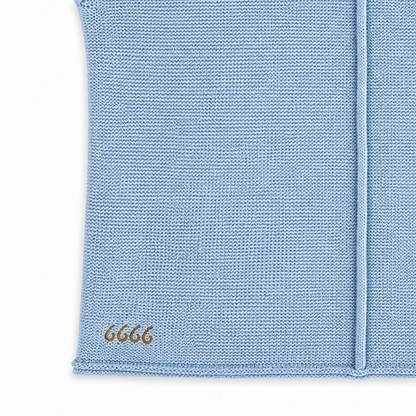 Light Blue Knit Cap Sleeve Sweater/Tee