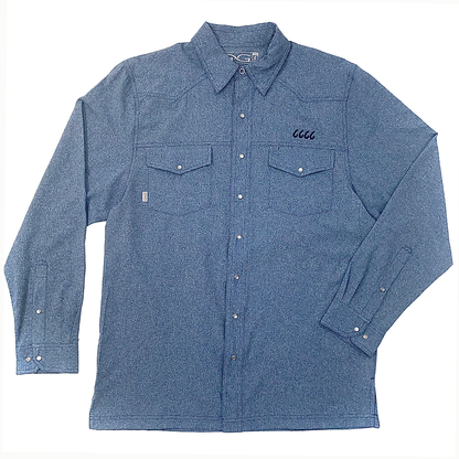 GG Deep Water LS Pearl Snap Shirt