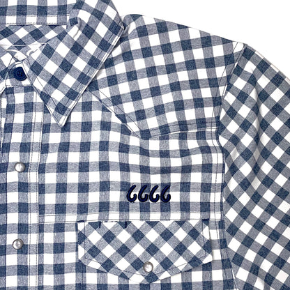 GameGuard Glacier Pearl Snap Shirt 6666 Brand Embroidery