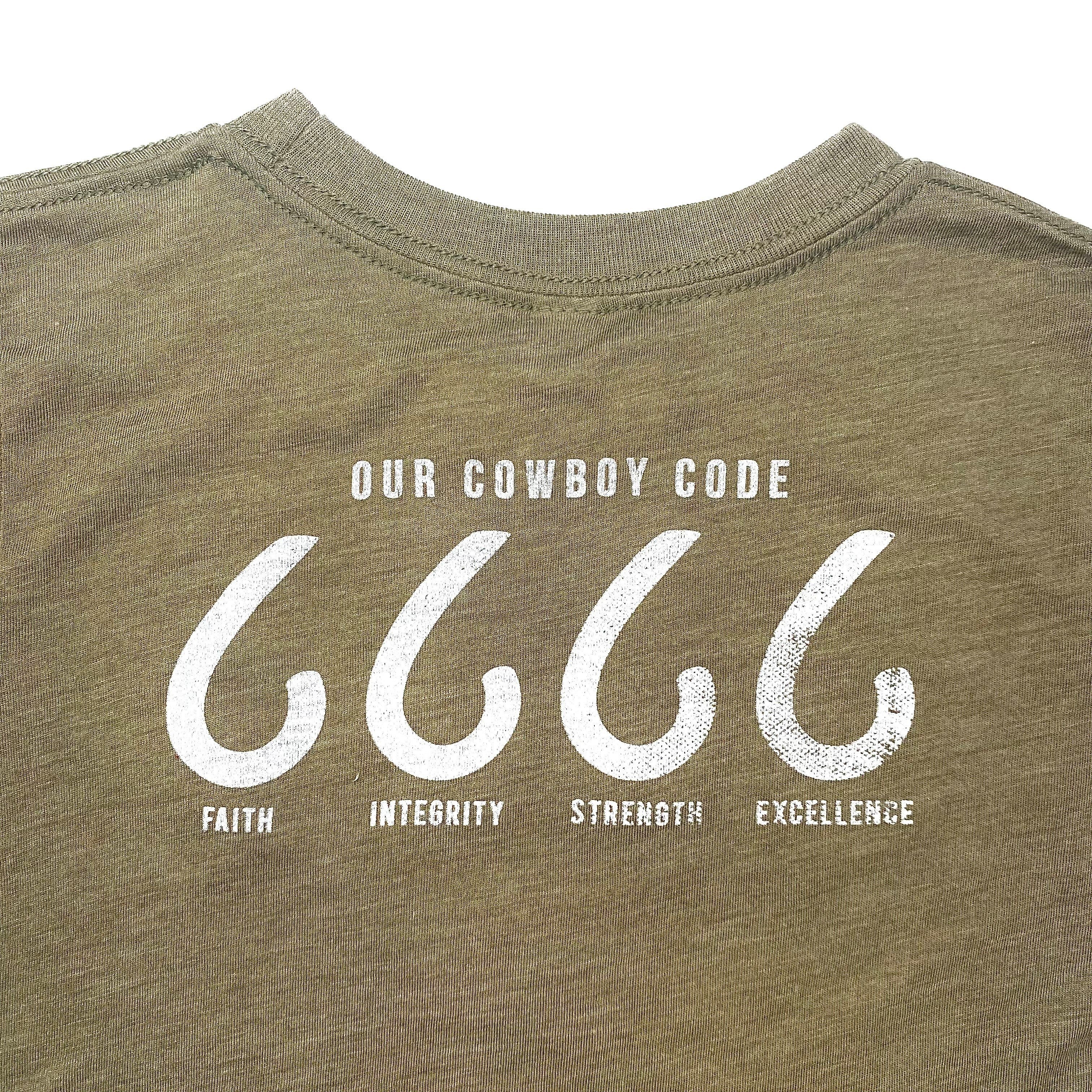 Toddler Logo T-Shirt Back - Olive