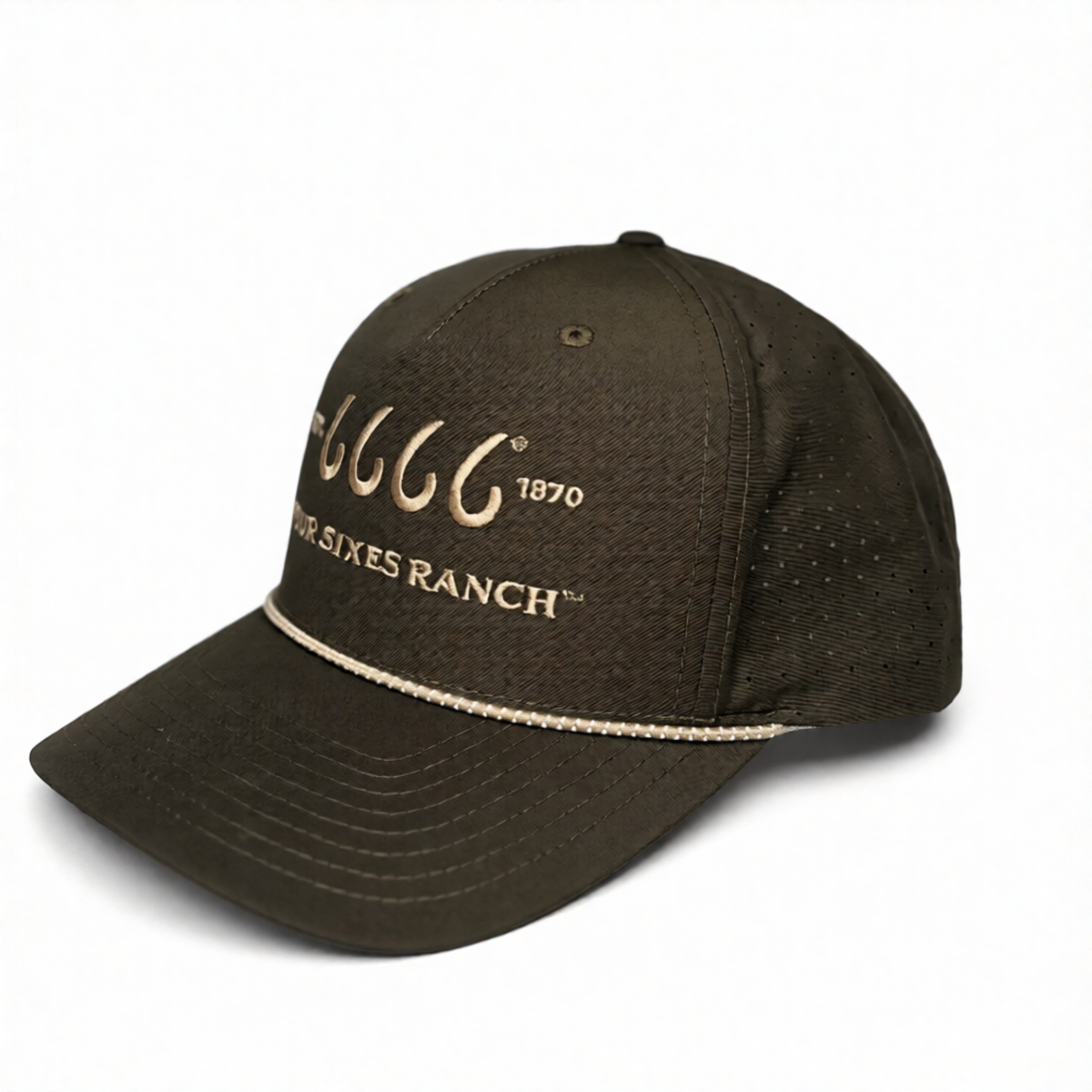 Four Sixes Ranch Performance Rope Cap