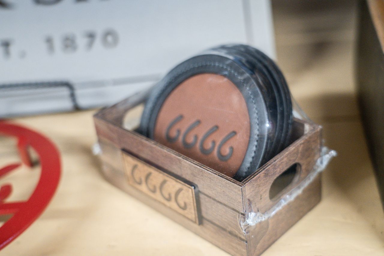 Four Sixes Coasters Set of Six