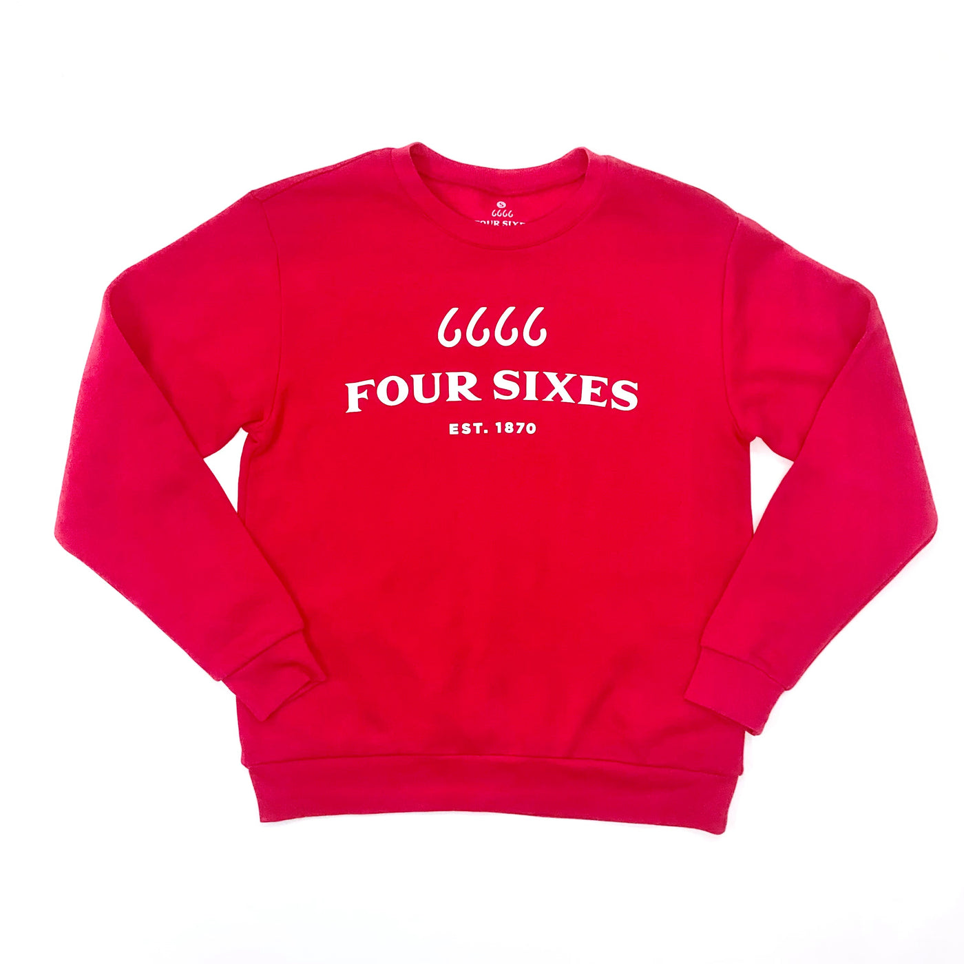Fleece Crewneck Sweatshirt - Red
