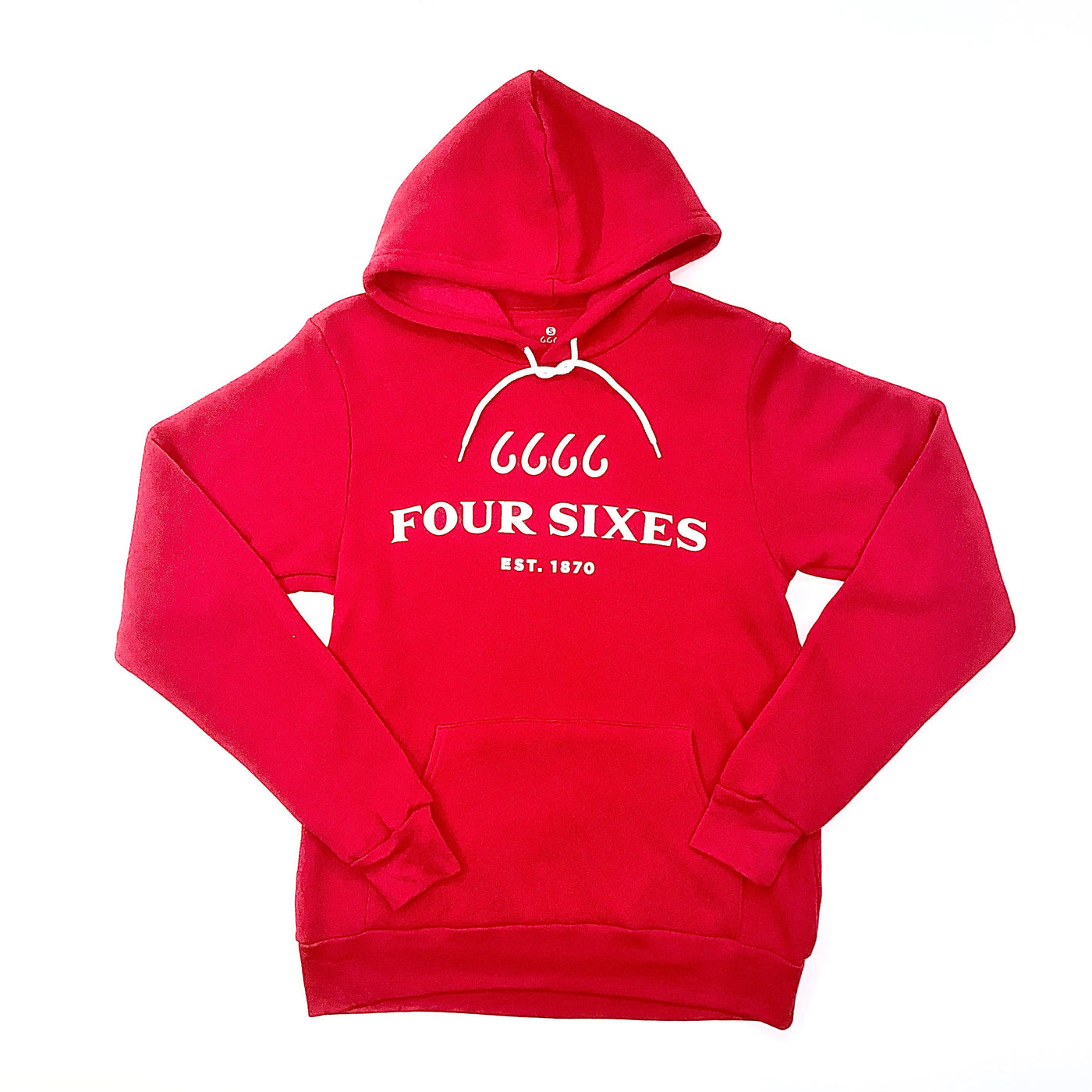 Four Sixes Logo Hoodie Red