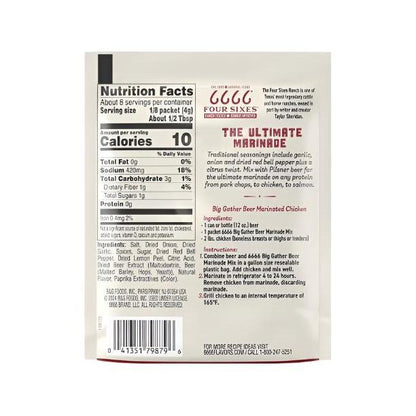 Four Sixes Big Gather Beer Marinade
