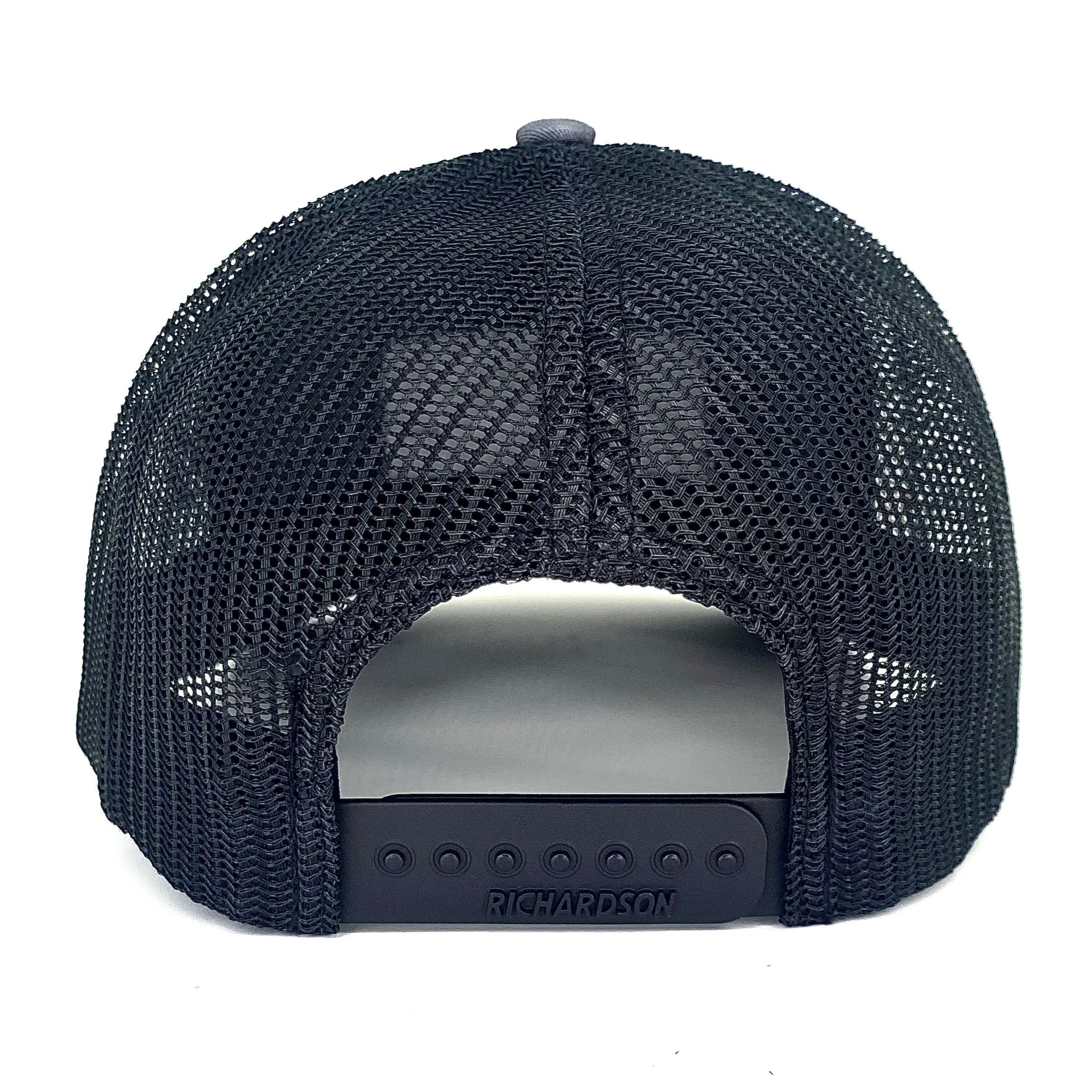 Sunset Patch Charcoal Black Trucker