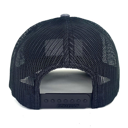 Sunset Patch Charcoal Black Trucker