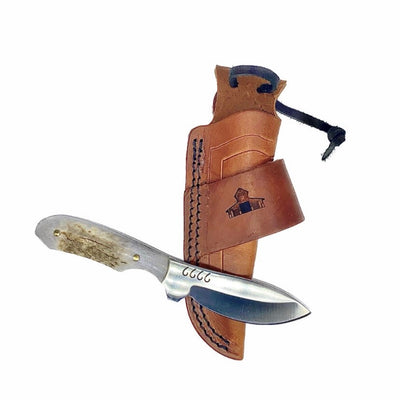 Silver Stag Whitetail Caper with Sheath - WC3000