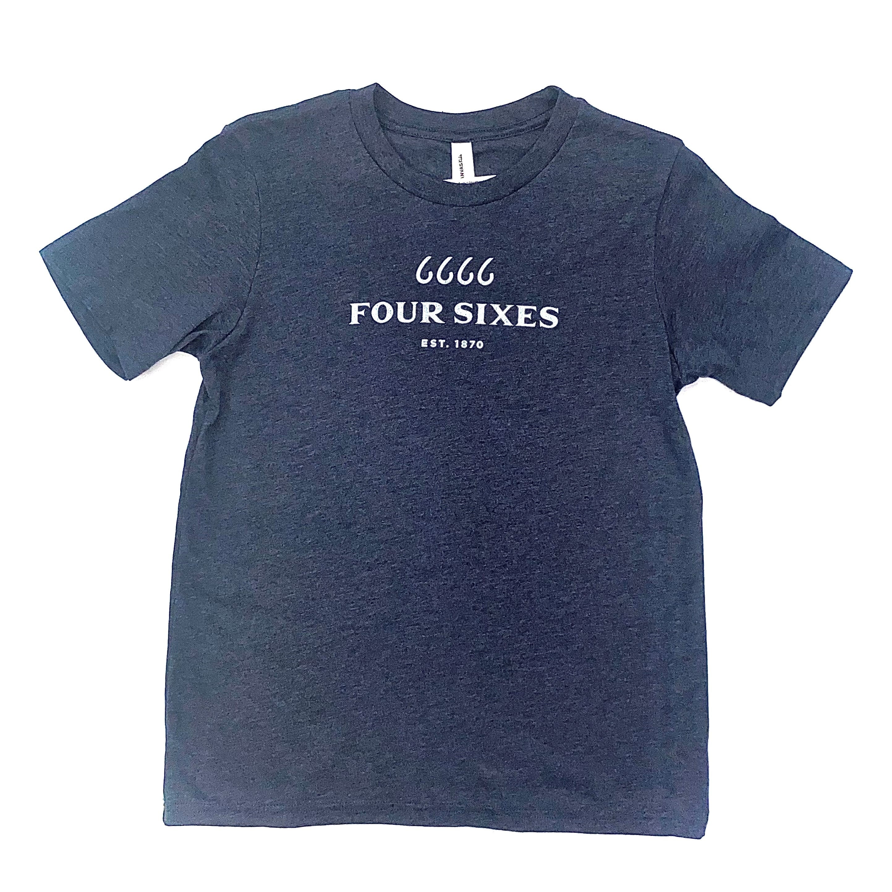 Youth Logo T-shirt Heather Navy