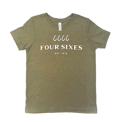 Youth Logo Triblend Olive T-Shirt