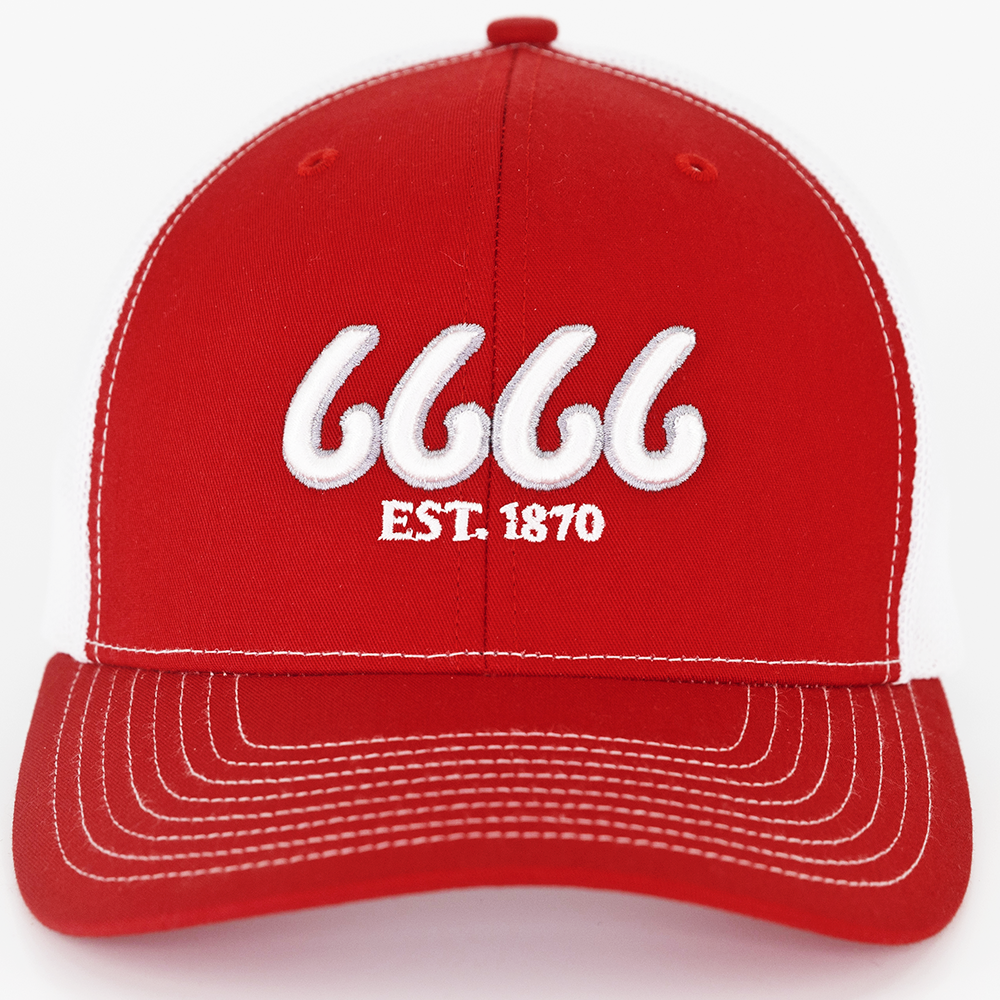 Red/White Richardson 112 Trucker