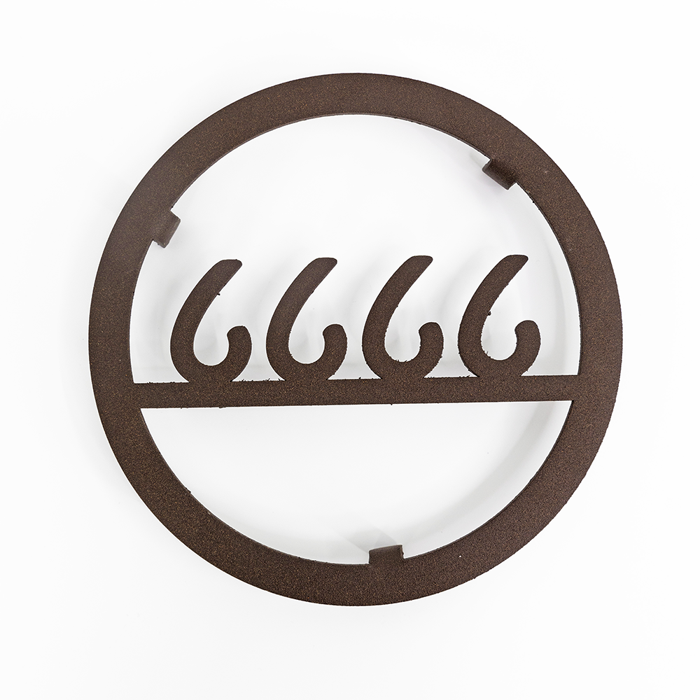 Four Sixes Trivet - Brown
