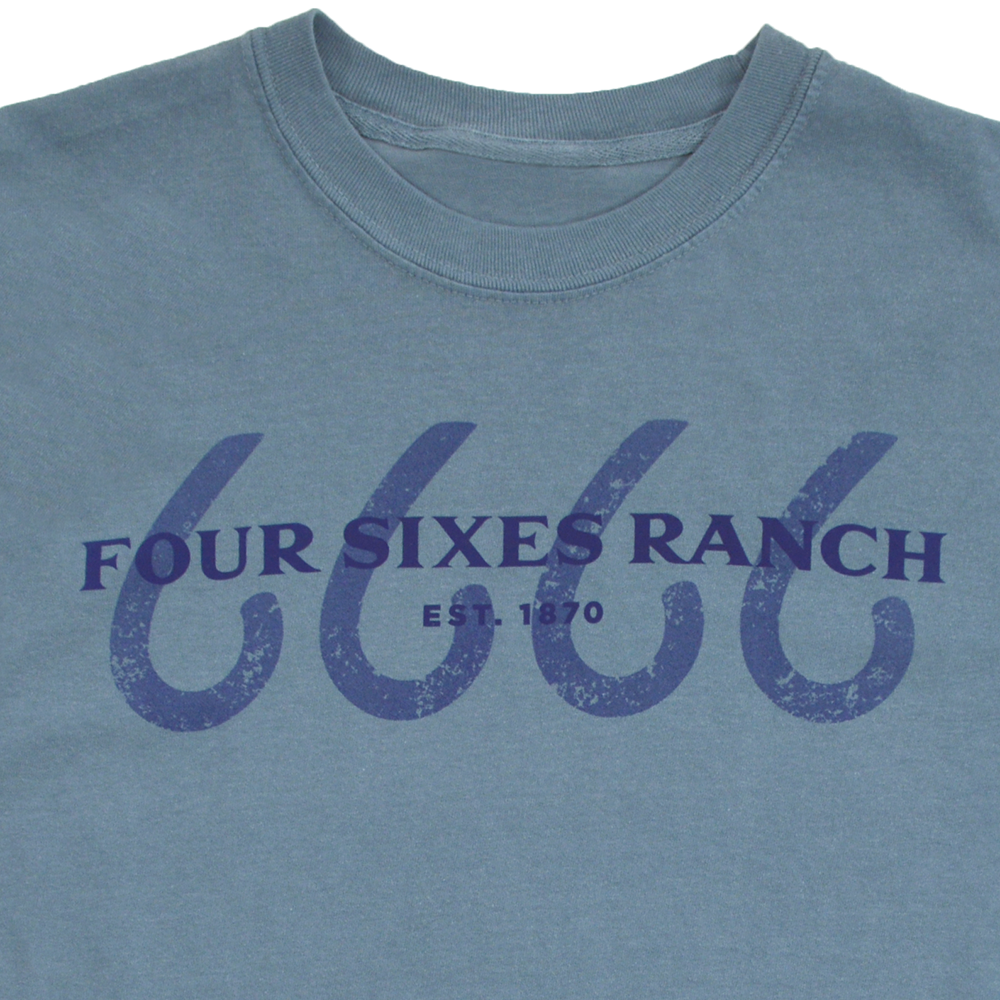 Brands with a Background Long Sleeve - Ice Blue – Shop 6666 Ranch