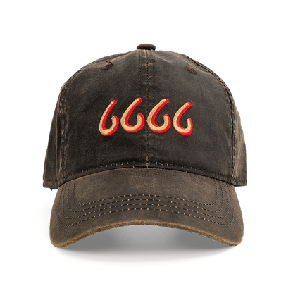 Brown Heavy Washed Cap