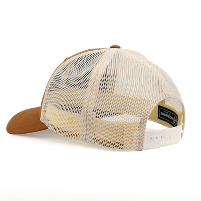 Leather Patch Trucker Caramel/Birch