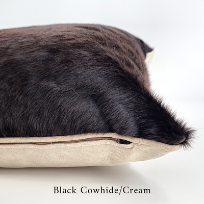 6666 Ranch Cowhide Large Square Pillow