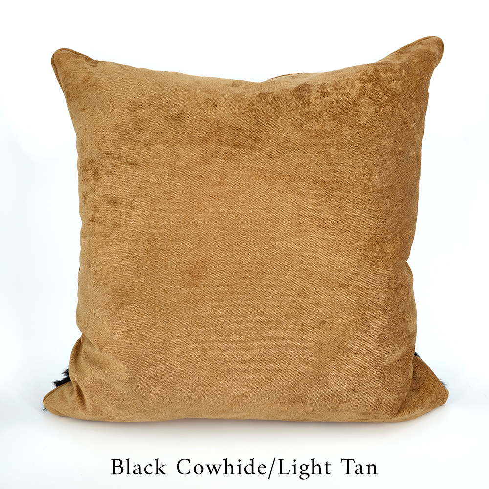 6666 Ranch Cowhide Large Square Pillow