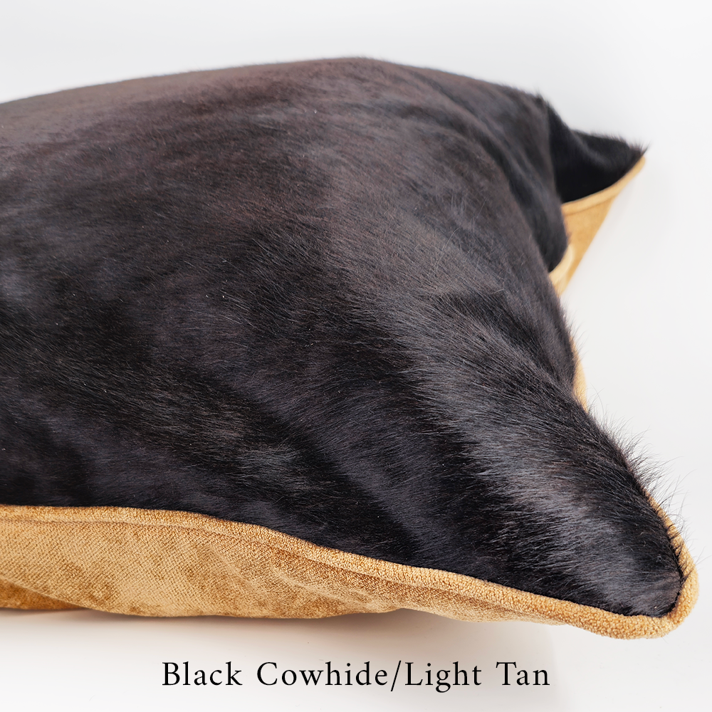 6666 Ranch Cowhide Large Square Pillow