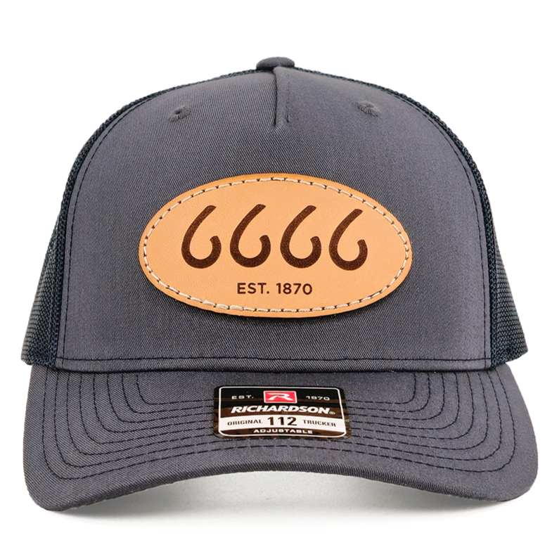 Leather Patch Trucker Ombre Blue/Navy