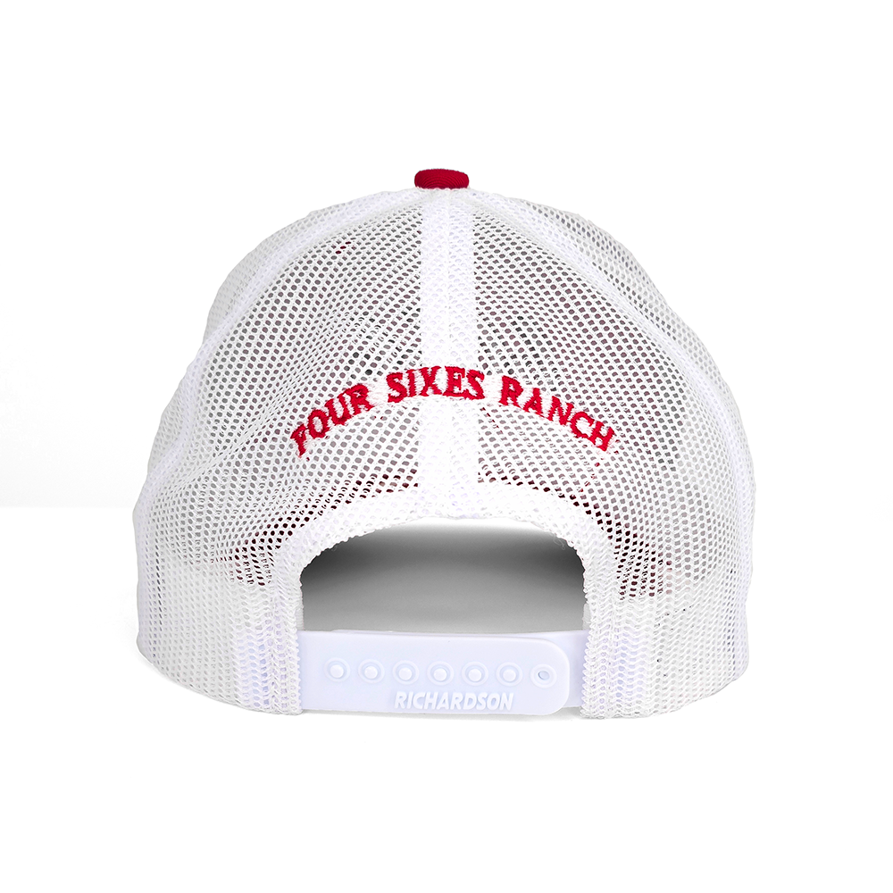 Red/White Richardson 112 Trucker